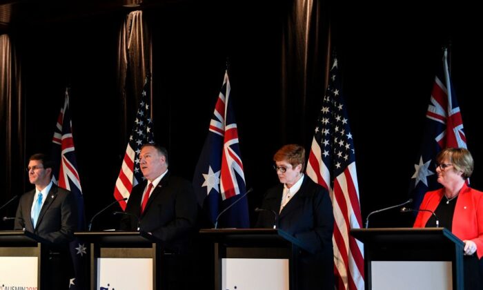 Hoa Kỳ – Úc cam kết tăng cường liên minh chống lại Trung Quốc