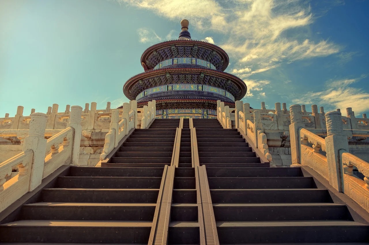 Kiến trúc Trung Quốc cổ đại thể hiện nguyên tắc giao hòa giữa trời và đất. (Ảnh pixabay.com)