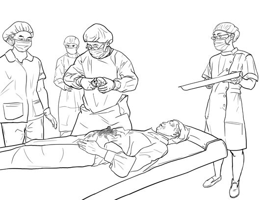 Các bệnh viện trên khắp Trung Quốc đã mổ cướp nội tạng của các học viên Pháp Luân Công - trái với ý nguyện của họ - để bán và thu lợi nhuận. (Ảnh minh họa Junhao Su / NTD)