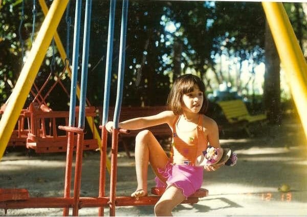Elizabeth Rogliani khi còn nhỏ ở Venezuela. (Được sự cho phép của Elizabeth Rogliani)