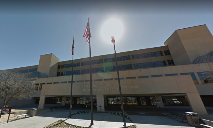 Trung tâm Khoa học Y tế Đại học Công nghệ Texas. (Ảnh chụp màn hình / Google maps qua The Epoch Times)