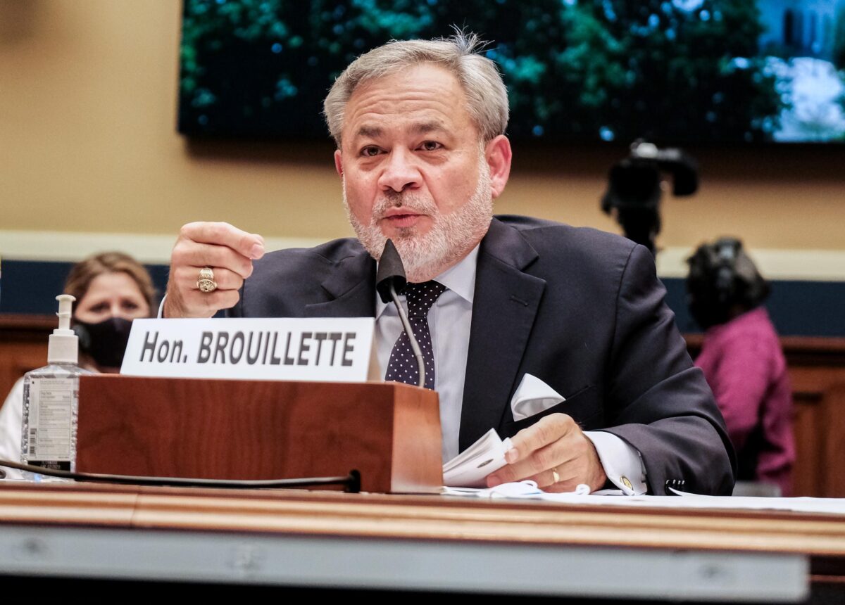 Bộ trưởng Năng lượng Hoa Kỳ Dan Brouillette tại Washington hôm 14/7/2020. (Ảnh Michael A. McCoy / Getty Images)