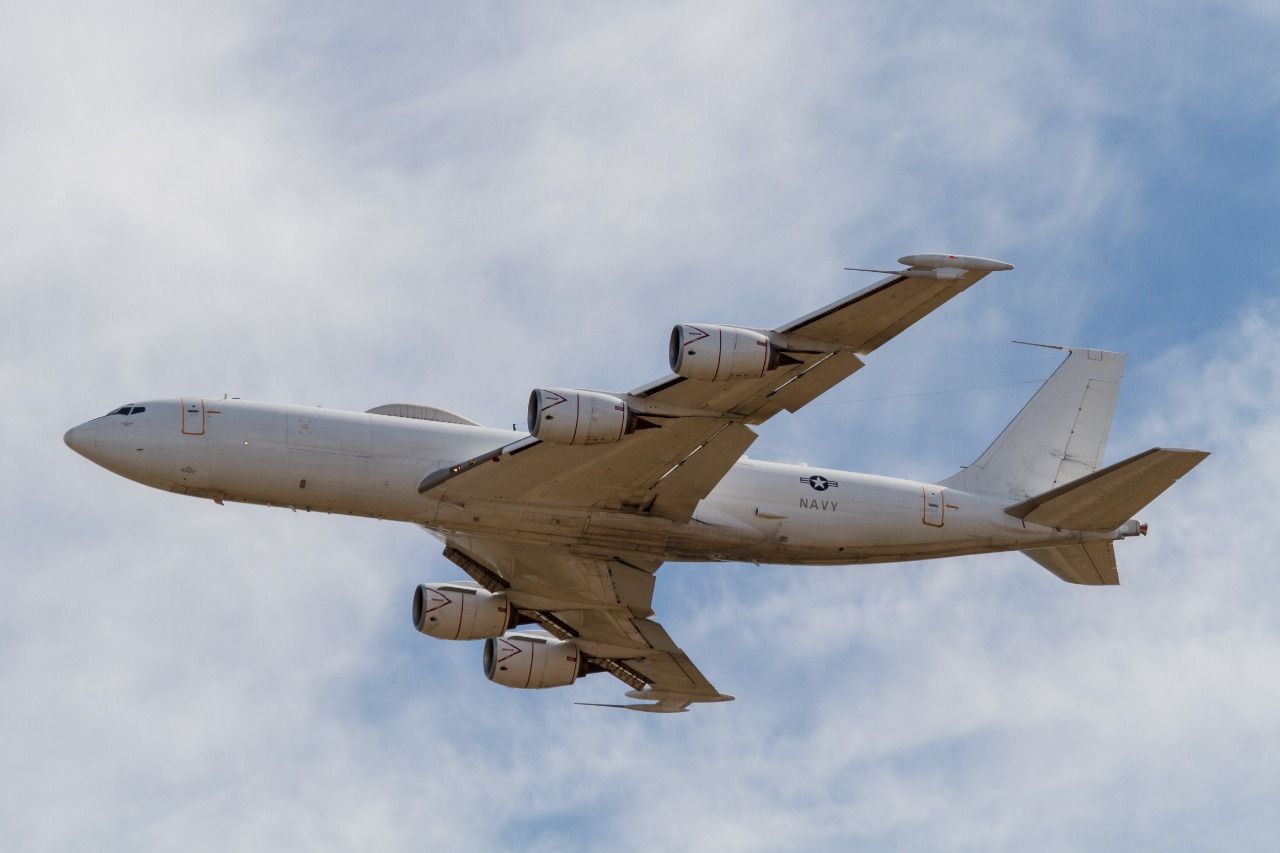 Hình ảnh chiếc Boeing E-6 Mercury. (Ảnh Wikipedia)