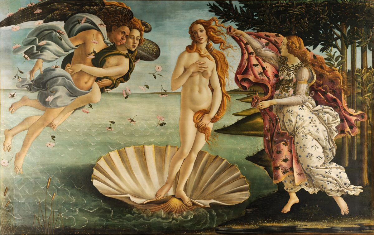 Vỏ sò và Tình yêu trong kiệt tác của Botticelli: “Sự ra đời của Thần Vệ Nữ”