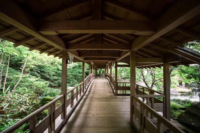Các lối đi trong khuôn viên của Himeji