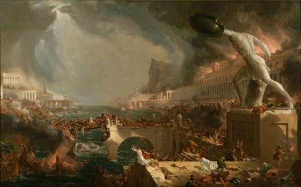 Duy trì đế chế của chúng ta: Thomas Cole và bức tranh ‘The Course of Empire’