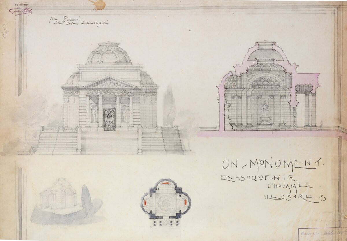 Bản vẽ nhập môn về một ngôi đền