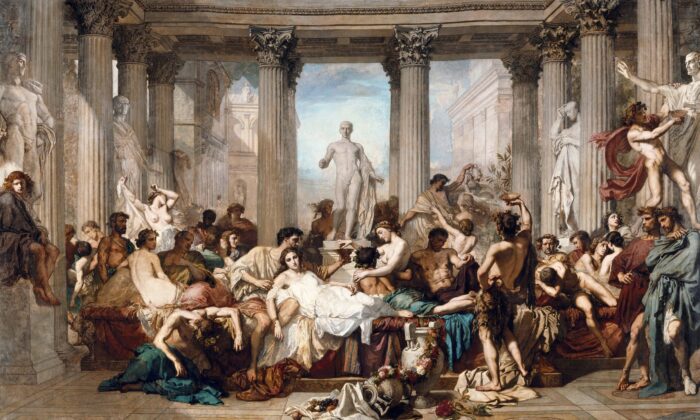 Bức tranh ‘La Mã suy bại’ của Thomas Couture: Một lời nhắc nhở về đức hạnh