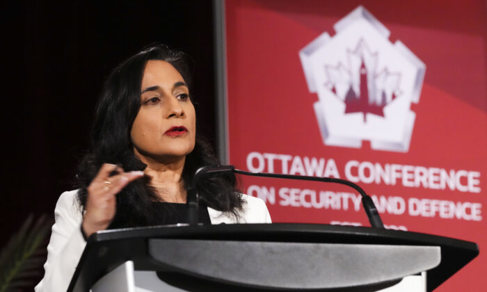 Bộ trưởng Quốc phòng Canada: Cần ‘nhận thức đầy đủ’ về mối đe dọa từ Trung Quốc