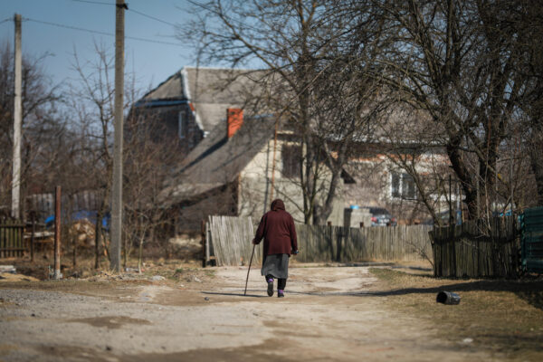 làng Ukraine chiến tranh