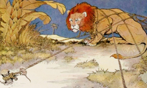 Truyện ngụ ngôn Aesop: Sư tử và chuột con
