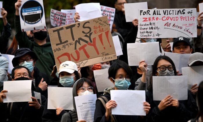 Các cuộc biểu tình của Trung Quốc phản đối phong tỏa lan rộng ra ngoại quốc