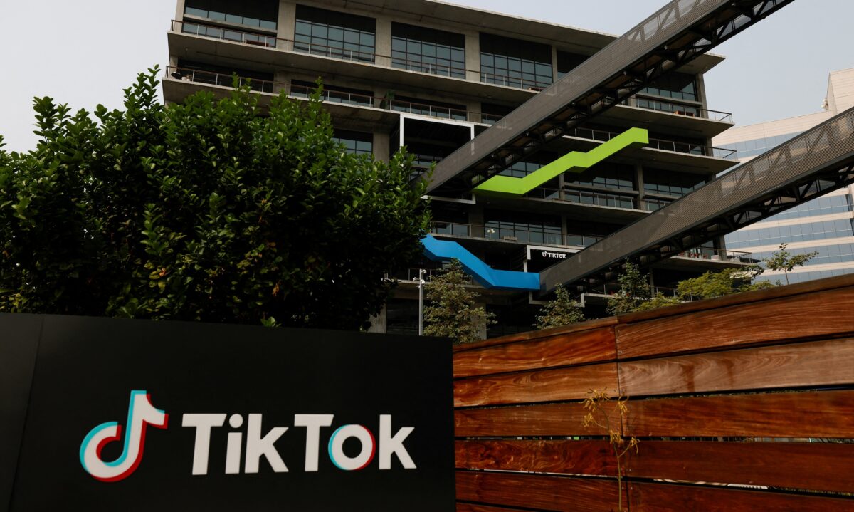 Trụ sở chính tại Hoa Kỳ của TikTok ở Culver City, California, vào ngày 15/09/2020. (Ảnh: Mike Blake/Reuters)