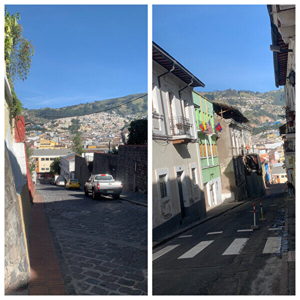 Một khu dân cư ở Quito, thủ đô của Ecuador. (Ảnh: Đăng dưới sự cho phép của anh Tiểu Tôn)