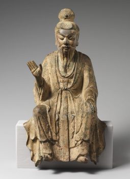 Một pho tượng Đạo sĩ, thế kỷ thứ 10, làm bằng chì đúc mạ đồng. Món quà tặng của Abby Aldrich Rockefeller, năm 1942. Viện Bảo tàng nghệ thuật Metropolitan. (Ảnh: Tài sản công)