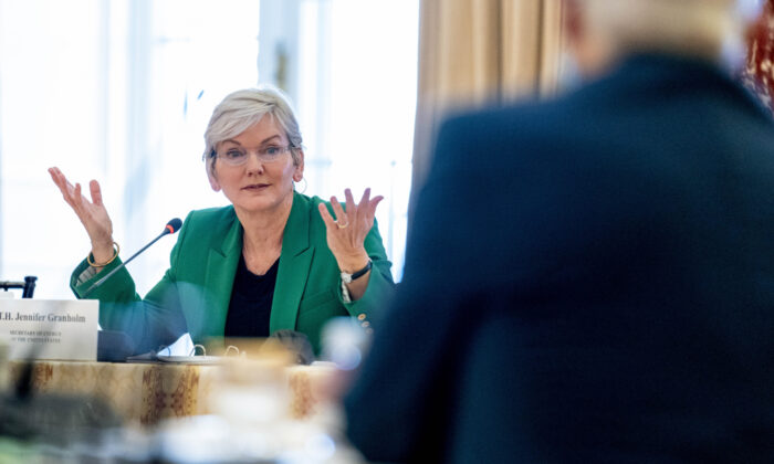Bộ trưởng Năng lượng Jennifer Granholm trong một bức ảnh tư liệu. (Ảnh: Andrew Harnik/Pool/Ảnh AP)