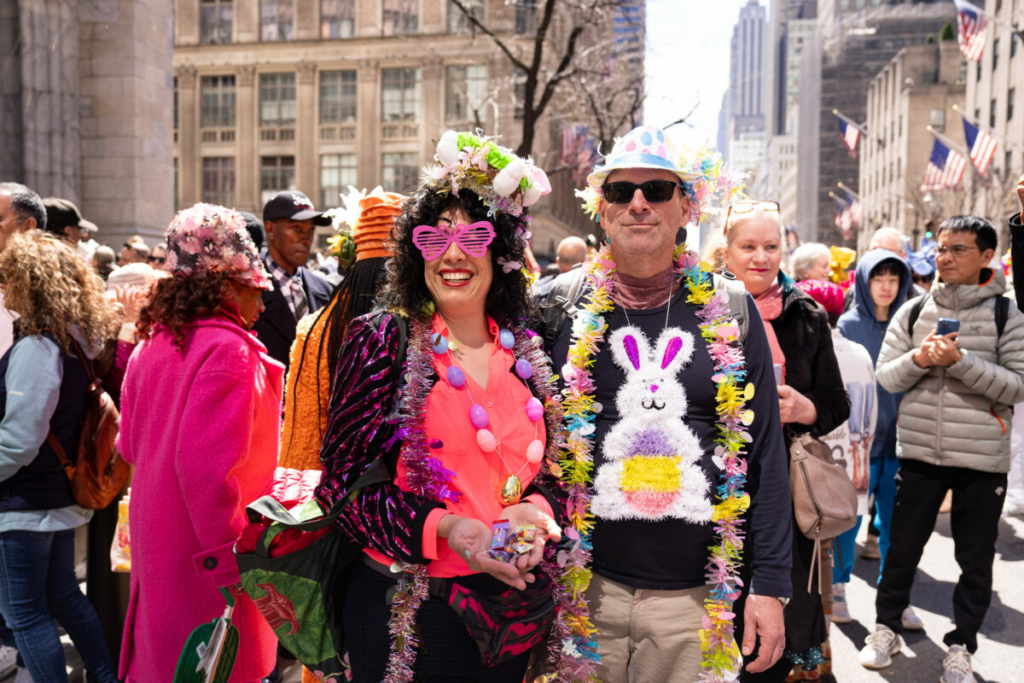 45.Diễn hành Lễ Phục Sinh và Lễ hội Bonnet ở thành phố New York hôm 09/04/2023. (Ảnh: Larry Dye/The Epoch Times)