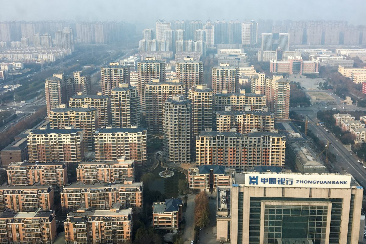 Toàn cảnh các tòa nhà chung cư ở Hứa Xương, tỉnh Hà Nam, Trung Quốc hôm 14/12/2018. (Ảnh: Yawen Chen/Reuters)