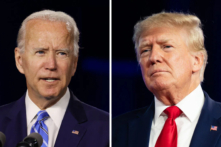 Tổng thống Joe Biden (trái) và cựu Tổng thống Donald Trump. (Ảnh: The Epoch Times/Getty Images)