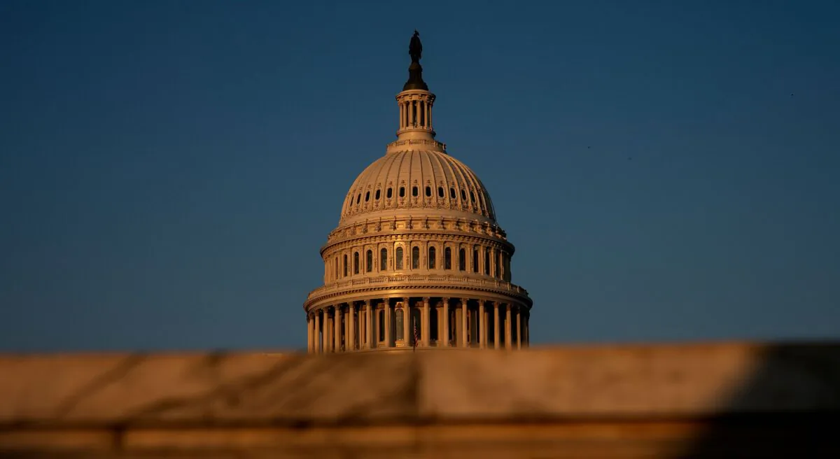 Tòa nhà Quốc hội Hoa Kỳ ở Hoa Thịnh Đốn, hôm 31/05/2023. (Ảnh: Stefani Reynolds/AFP qua Getty Images)