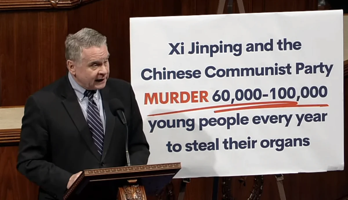 Dân biểu Chris Smith: Hoa Kỳ cần làm ‘nhiều hơn nữa’ để chống lại việc thu hoạch nội tạng cưỡng bức ở Trung Quốc