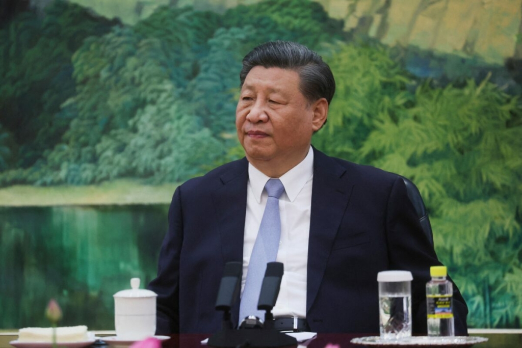 Lãnh đạo Trung Quốc Tập Cận Bình tham dự cuộc họp với Ngoại trưởng Hoa Kỳ Antony Blinken (không có trong hình) tại Bắc Kinh, hôm 19/06/2023. (Ảnh: Leah Millis/Pool/AFP qua Getty Images)