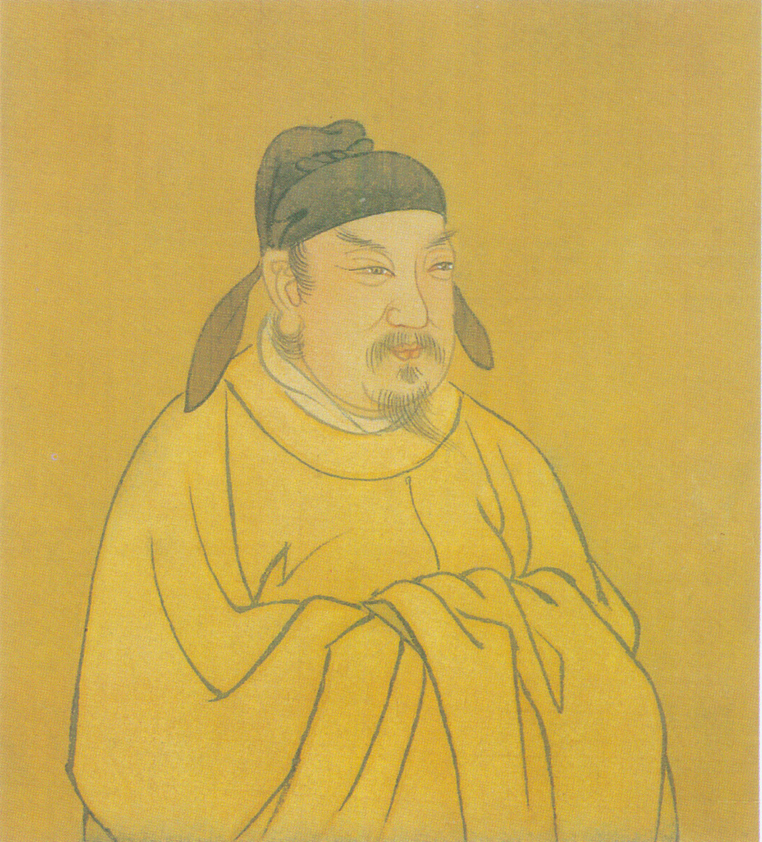 Chân dung của Trần Vũ Đế Trần Bá Tiên, người thời Thanh vẽ. (Ảnh: Tài sản công)