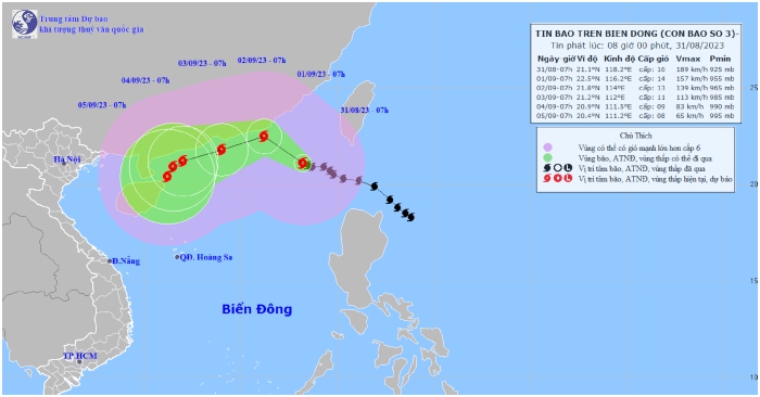 Bão Saola duy trì cường độ một siêu bão trên Biển Đông, Trung Quốc phát cảnh báo cao nhất