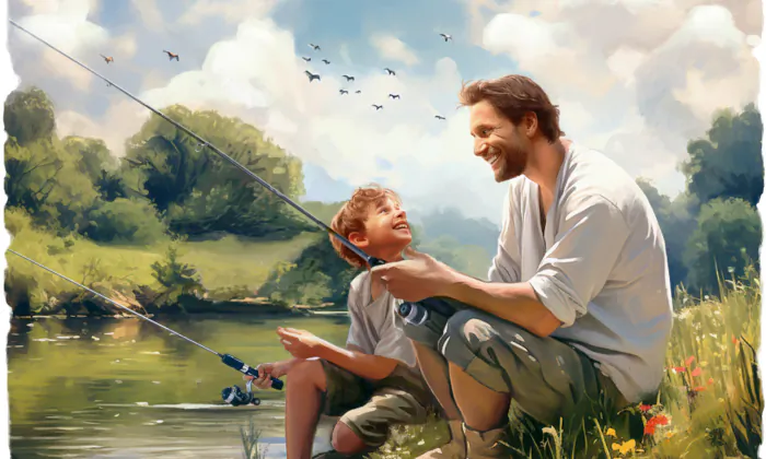 Tại sao những người cha nên dẫn con trai đi câu cá