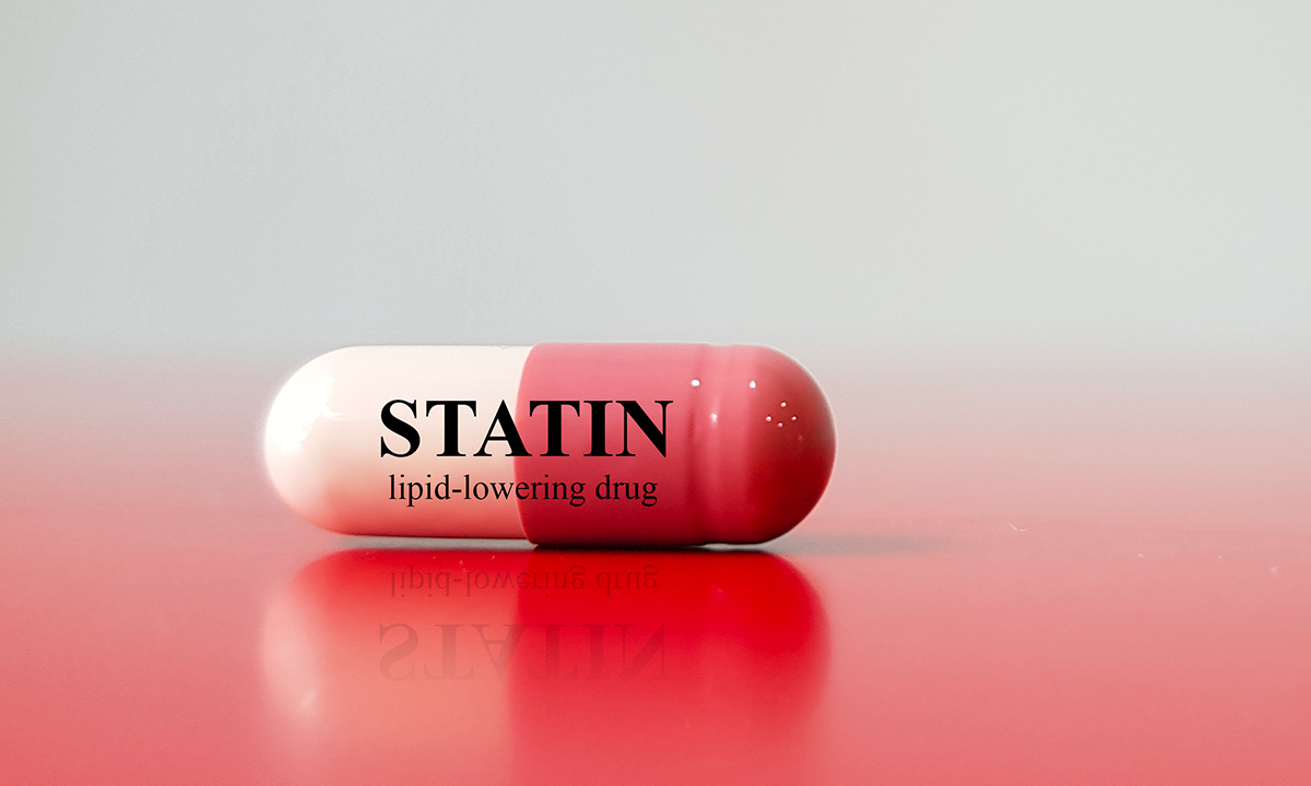 Statin - loại thuốc giảm cholesterol máu phổ biến nhất (Ảnh: joel bubble ben/Shutterstock)