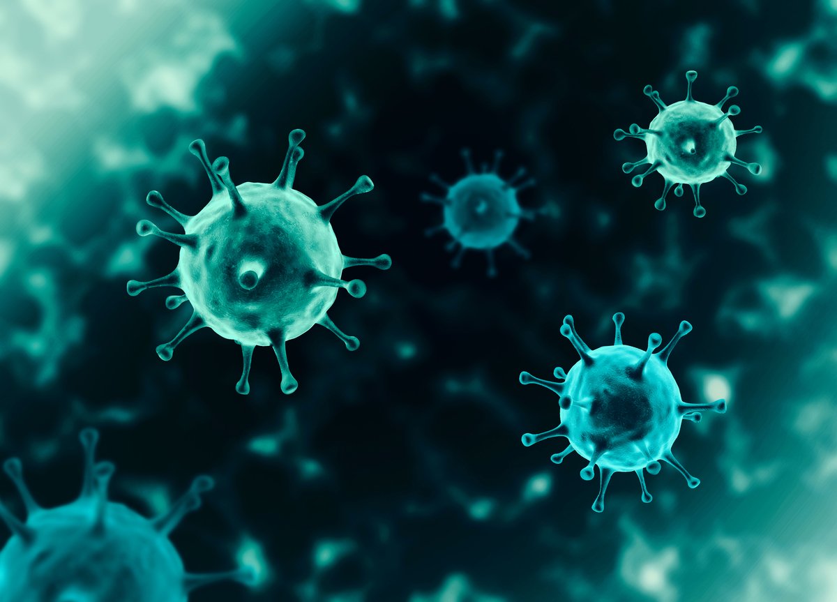 Hình ảnh virus Corona mới (COVID-19). (Ảnh: Shutterstock)