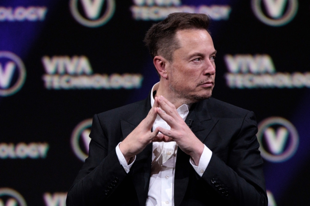 Ông Elon Musk ở Paris hôm 16/06/2023. (Ảnh: Joel Sagat/AFP qua Getty Images)