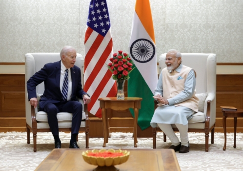 Tổng thống Joe Biden tổ chức cuộc gặp song phương với Thủ tướng Ấn Độ Narendra Modi. (Ảnh: Văn phòng Thủ tướng Ấn Độ)