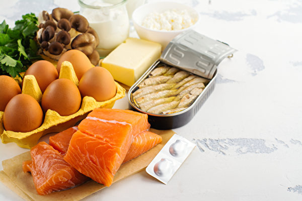 Thực phẩm dồi dào vitamin D. (Ảnh: Shutterstock)