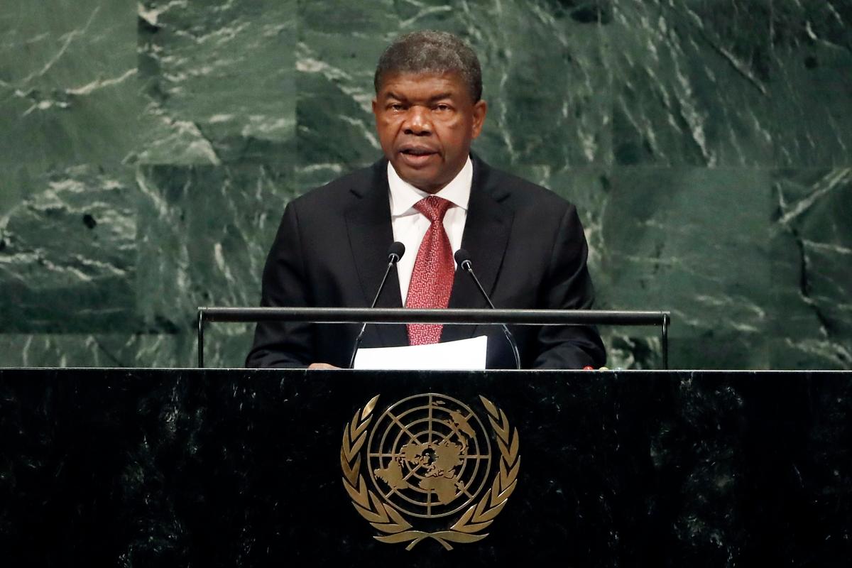 Tổng thống Angola Joao Manuel Goncalves Lourenco trình bày tại phiên họp thứ 73 của Đại hội đồng Liên Hiệp Quốc, tại trụ sở Liên Hiệp Quốc, ngày 26/09/2018. (Ảnh: AP/Richard Drew)