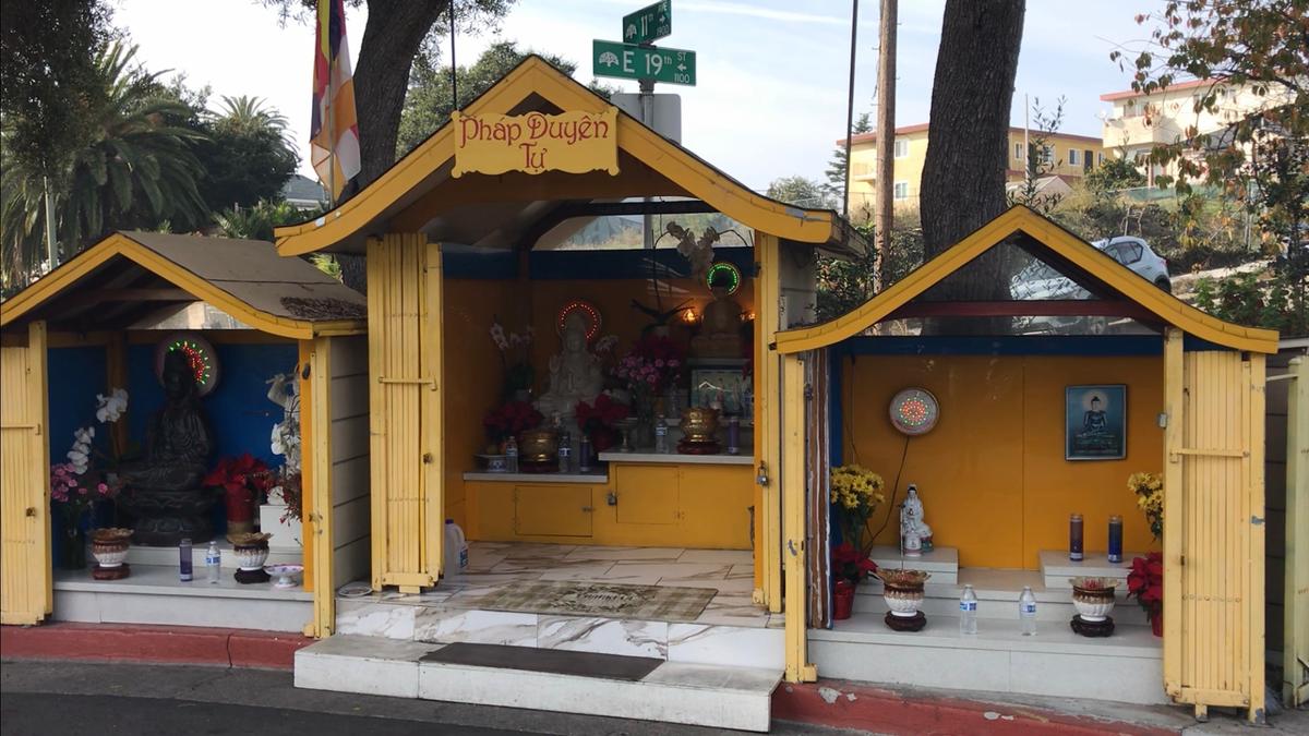 Tượng Phật mang lại sự bình yên cho một khu dân cư ở Oakland