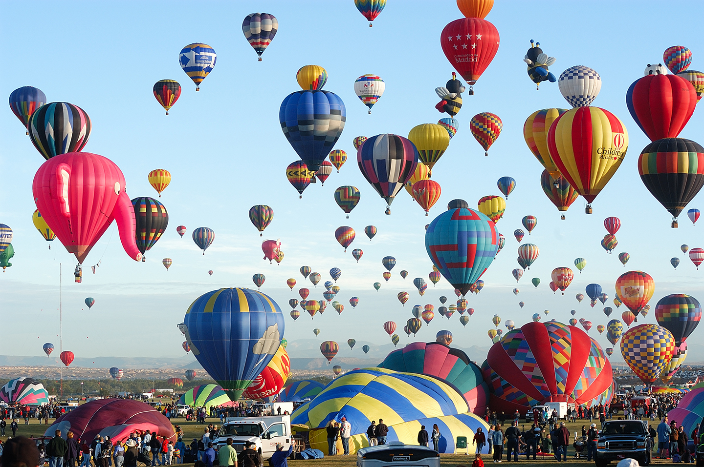 Lễ hội Khinh khí cầu Quốc tế Albuquerque năm 2007, ở Albuquerque, tiểu bang New Mexico. (Ảnh: a4gpa/CC BY-SA 2.0)