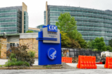 Trụ sở Trung tâm Kiểm soát và Phòng ngừa Bệnh tật (CDC) tại Atlanta vào ngày 23/04/2020. (Ảnh: Tami Chappell/AFP qua Getty Images)