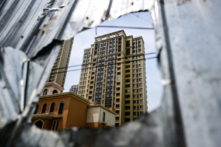 Quang cảnh một khu chung cư chưa hoàn thiện ở thành phố Tân Trịnh ở Trịnh Châu, tỉnh Hà Nam, Trung Quốc, ngày 20/06/2023. (Ảnh: Pedro Pardo/AFP qua Getty Images)