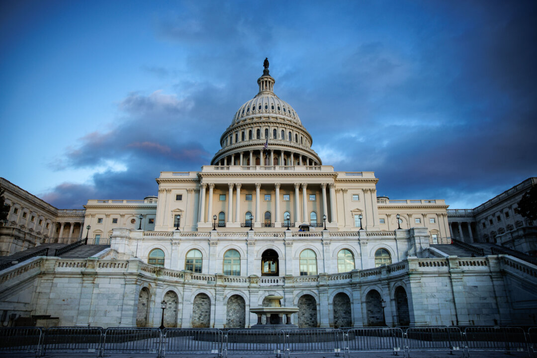 Tòa nhà Capitol Hoa Kỳ ở Hoa Thịnh Đốn hôm 10/01/2024. (Ảnh: Samuel Corum/Getty Images)