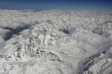 Ảnh chụp dãy Himalaya ở Ấn Độ vào ngày 14/05/2009. (Ảnh: MANPREET ROMANA/AFP/Getty Images)