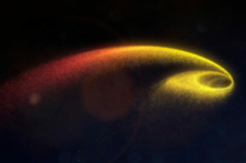 Các nhà thiên văn học đã quan sát thấy một hằng tinh bị xé nát bởi lỗ đen siêu lớn gần đó. Đây là hình ảnh những mảnh vỡ của một hằng tinh. (Ảnh: NASA)