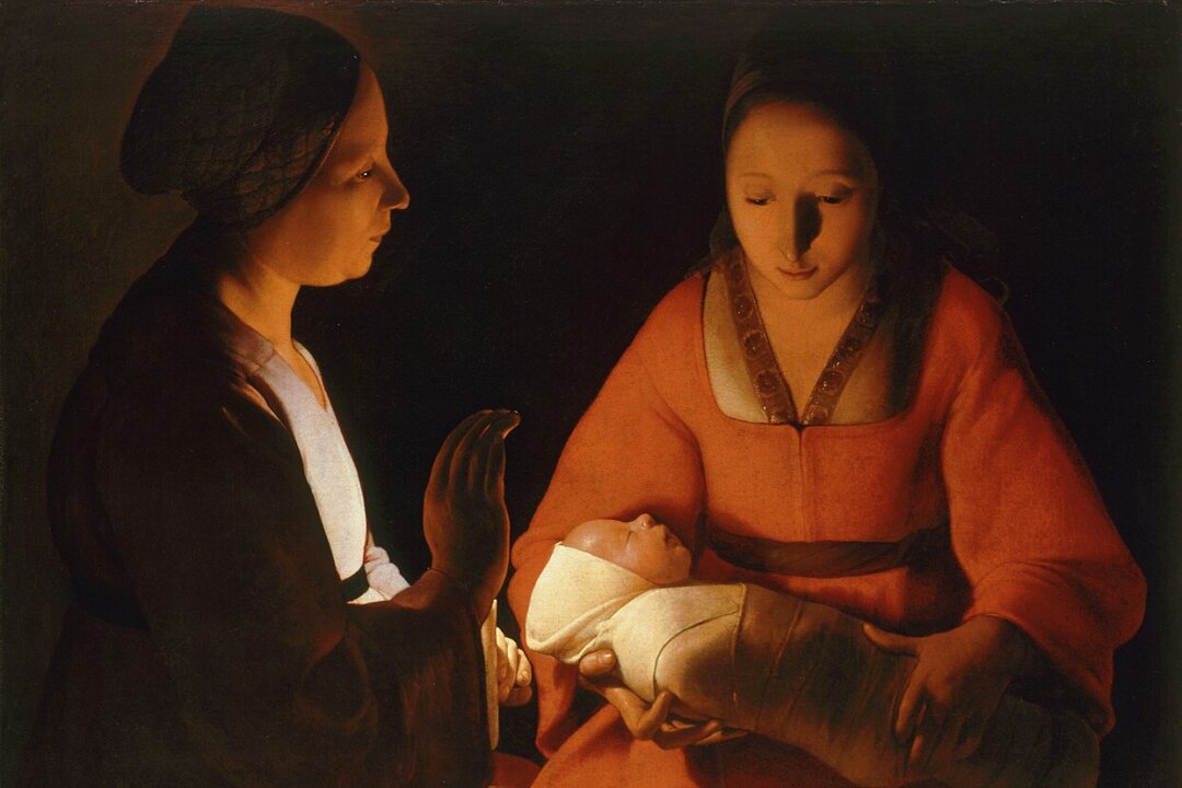 Bí ẩn: Bức tranh vẽ trẻ sơ sinh hay Chúa Giêsu?