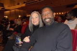 Bà Deborah và ông William King thưởng thức buổi diễn ban tối của Shen Yun tại Nhà hát Giao hưởng Atlanta, ở Atlanta hôm 10/01/2024. (Ảnh: Sharon Lin/The Epoch Times)