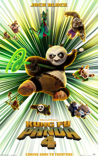 Bích chương quảng bá bộ phim “Kungfu Panda 4.” (Ảnh: DreamWorks Animation)