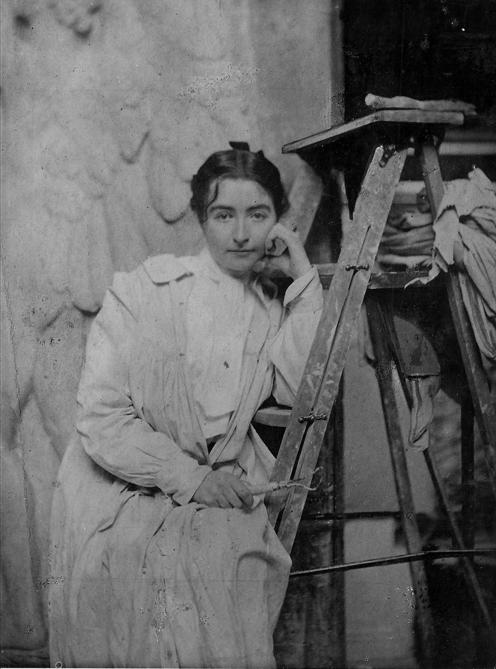 Bức ảnh của nữ điêu khắc gia Mears (1878-1916), khoảng đầu thế kỷ 20. Cơ quan Kiến trúc của Tòa nhà Quốc hội Hoa Kỳ. (Ảnh: Tư liệu công cộng)